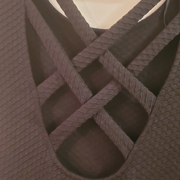 H&M DIVIDED Black Mini Dress w/ Strappy Back - Sexy AND EXTREMELY WELL MADE!!! - Picture 6 of 9